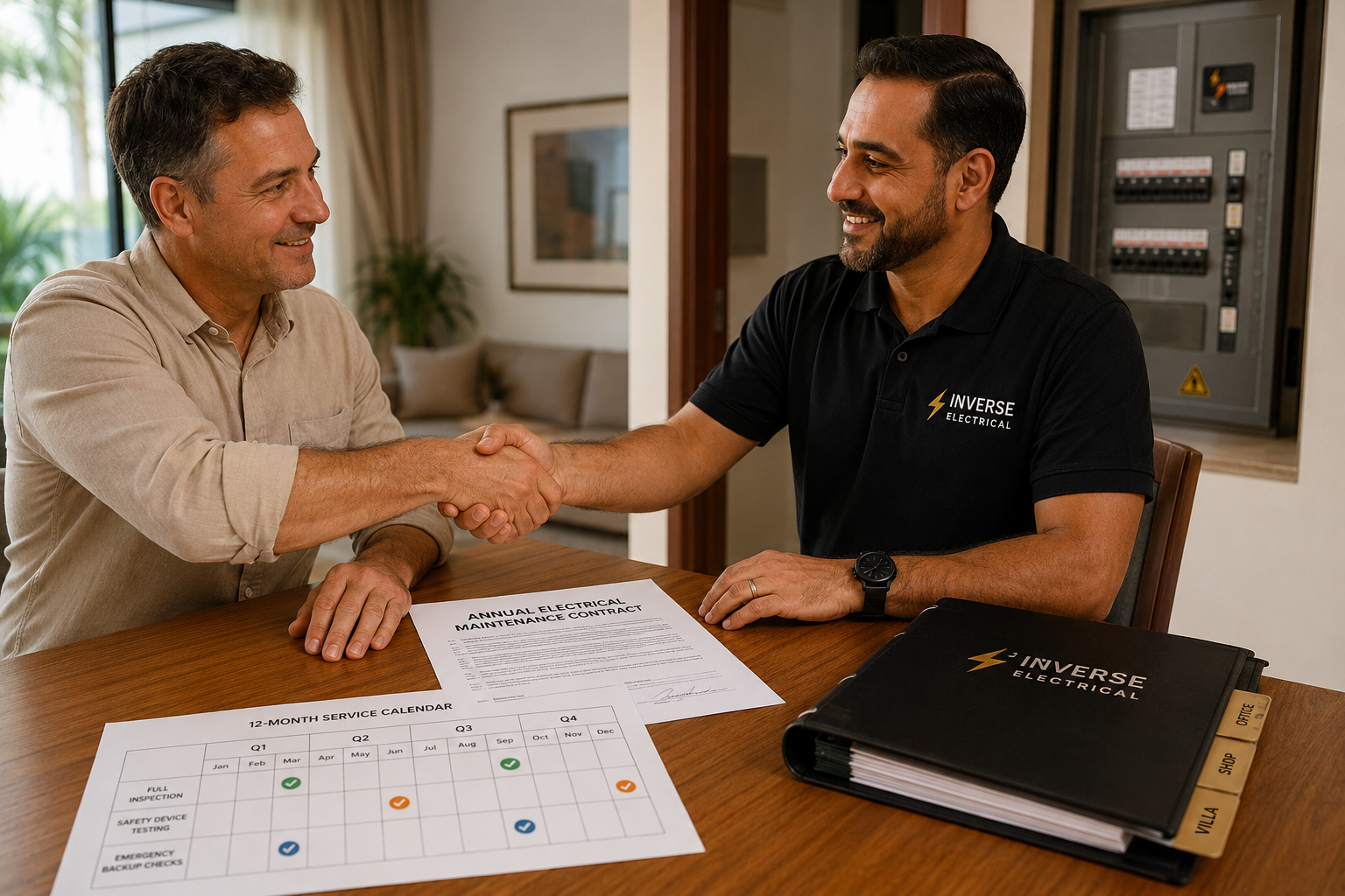 Electrical Maintenance Contract in Abu Dhabi - electrical service 29