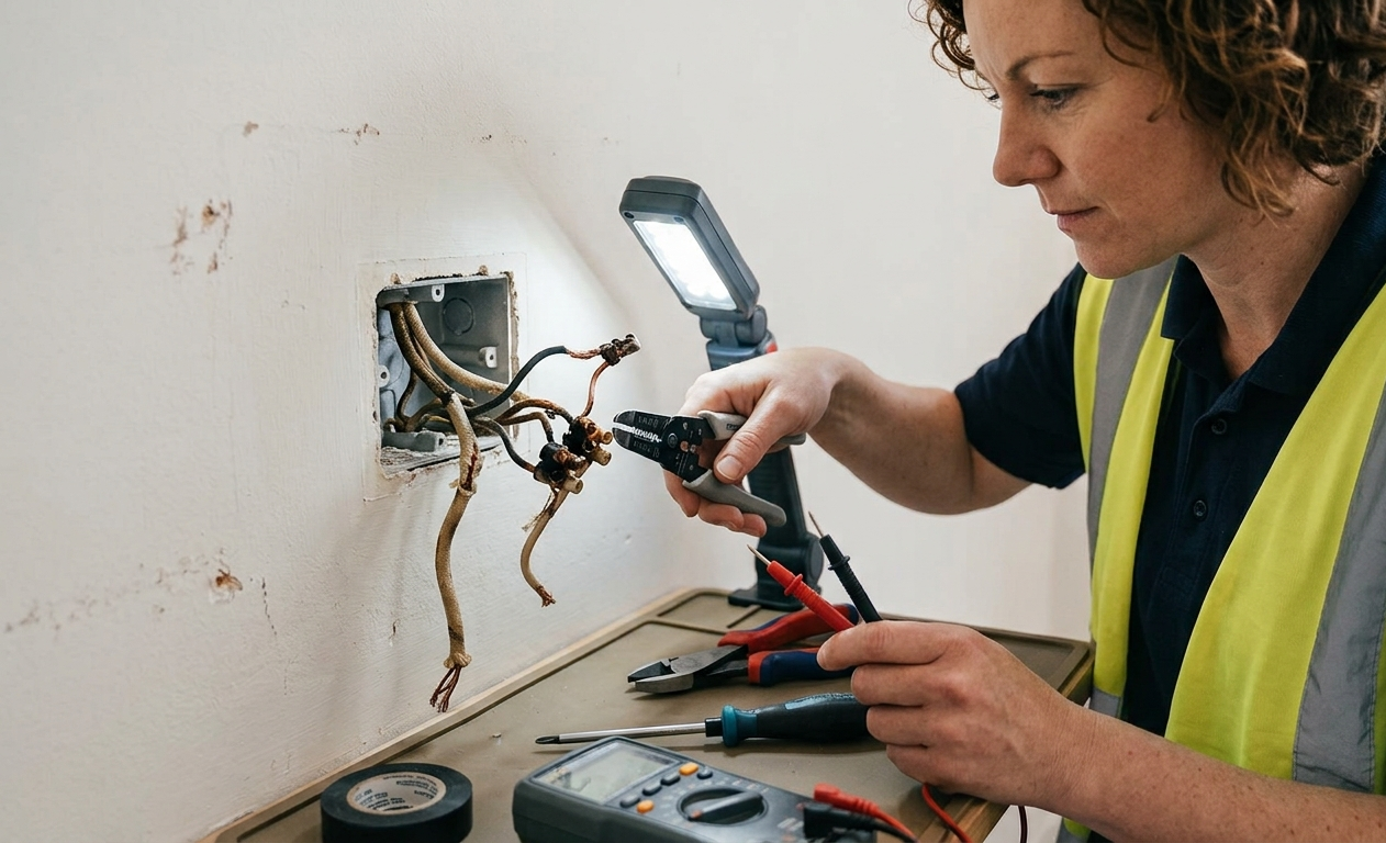 Wiring Repair in Abu Dhabi - electrical service 13